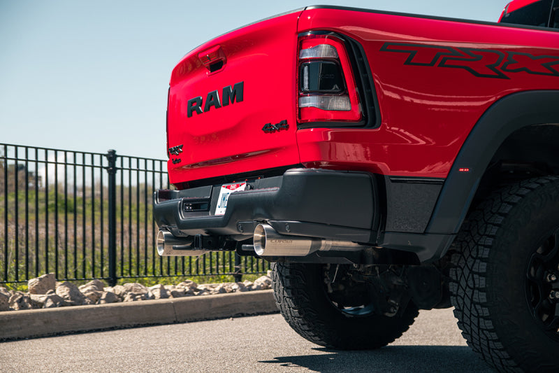 Corsa 21-22 Dodge Ram TRX Crew Cab Xtreme Catback Exhaust Dual Rear Black Tip - eliteracefab.com