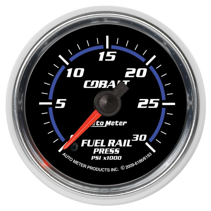 Autometer Cobalt 52mm 0-30,000 PSI F/S Electronic Diesel Fuel Rail Pressure Gauge (Cummins 6.7L) 6193
