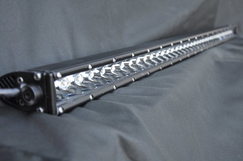 DV8 Offroad 50in Light Bar Slim 250W Spot 5W CREE LED - Black - eliteracefab.com