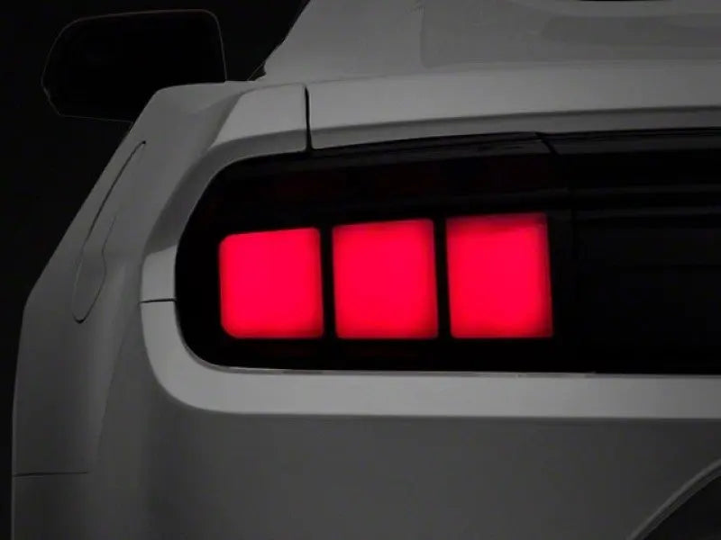 Raxiom 15-22 Ford Mustang Profile LED Tail Lights - Gloss Black Housing (Smoked Lens) Raxiom
