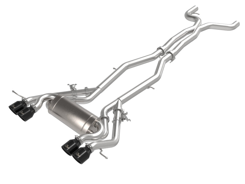 aFe MACHForce XP Exhausts Cat-Back SS 21 BMW M2 Competition L6-3.0L w/Black Tips aFe