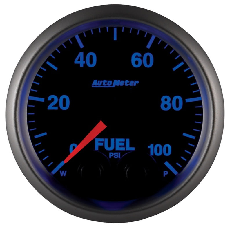 Autometer Elite 52mm 0-100 PSI Fuel Pressure Peak & Warn w/ Electronic Control Gauge 5671