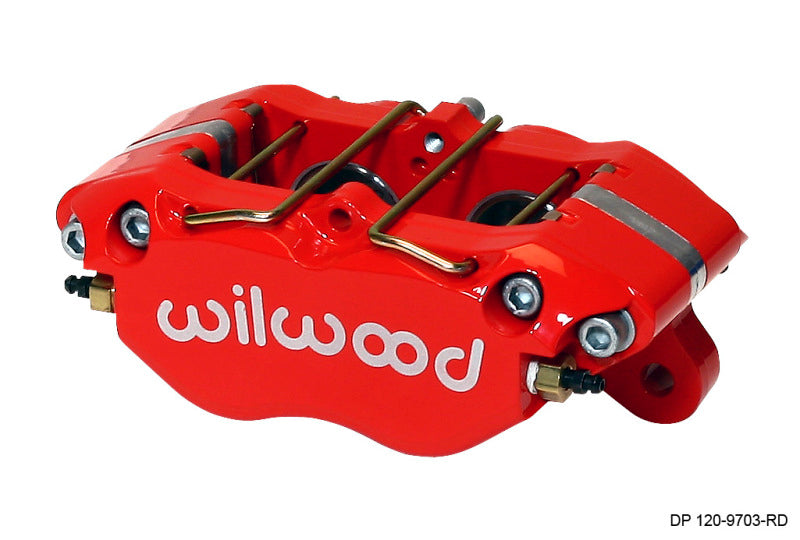 Wilwood Caliper-Dynapro 5.25in Mount - Red 1.38in Pistons .81in Disc - eliteracefab.com
