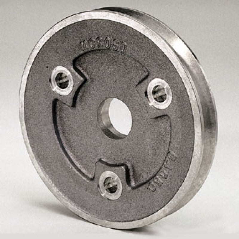 Moroso Chevrolet Small Block (w/Short Pump) Crankshaft Pulley - Single Groove - Cast Aluminum Moroso