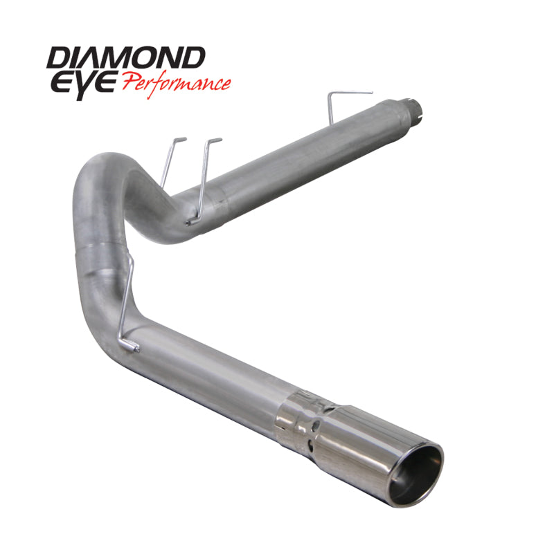 Diamond Eye KIT 5in CB RPLCMENT PIPE SGL SS: 03-07 FORD 6.0L F250-F350 Diamond Eye Performance