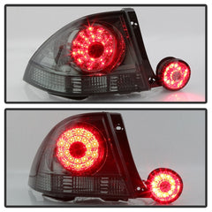 Spyder 01-03 Lexus IS300 LED Tail Lights w/Inner Trunk Lights - Smoke (ALT-YD-LIS300-LED-SET-SM) - eliteracefab.com