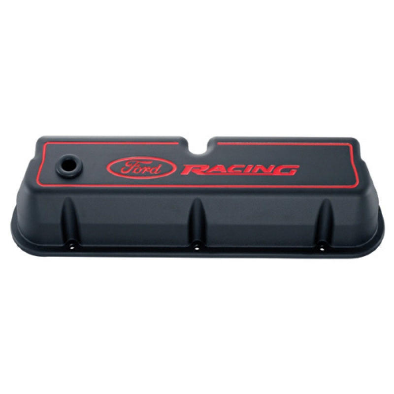 Ford Racing Logo Die-Cast Black Valve Covers 302-003