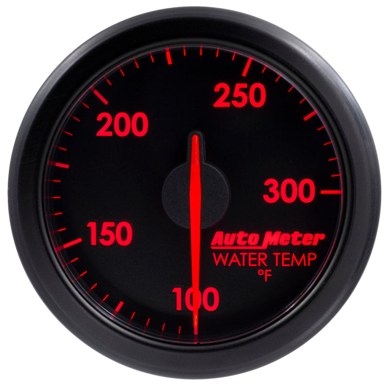 Autometer Airdrive 2-1/6in Water Temperature Gauge 100-300 Degrees F - Black 9154-T