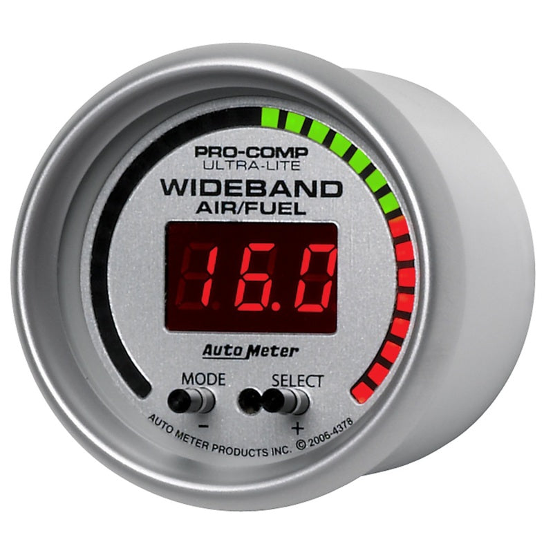 Autometer Ultra-Lite 52mm Wideband Air/Fuel Gauge 4378