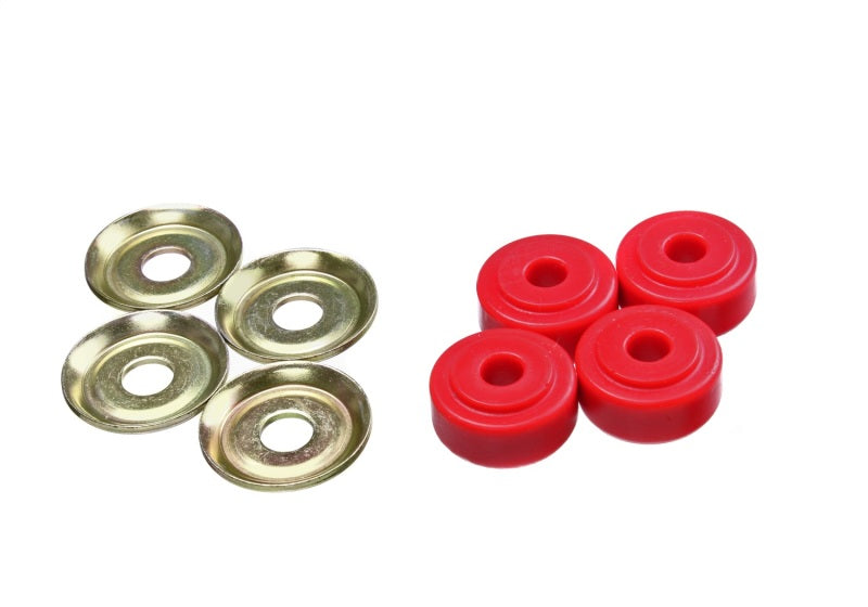 Energy Suspension Red Shock Tower Bushing Set 7/8in Nipple 3/8in ID 1-1/4in OD Energy Suspension