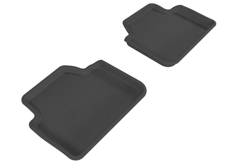 3D MAXpider L1BM00621509 2006-2011 BMW 3 Series/X3 E90/E83 Kagu 2nd Row Floormats - Black