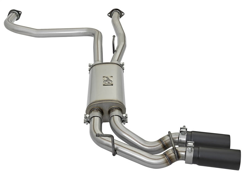 aFe Rebel Series 3in 409 SS Cat-Back Exhaust w/ Black Tips 04-15 Nissan Titan V8 5.6L aFe