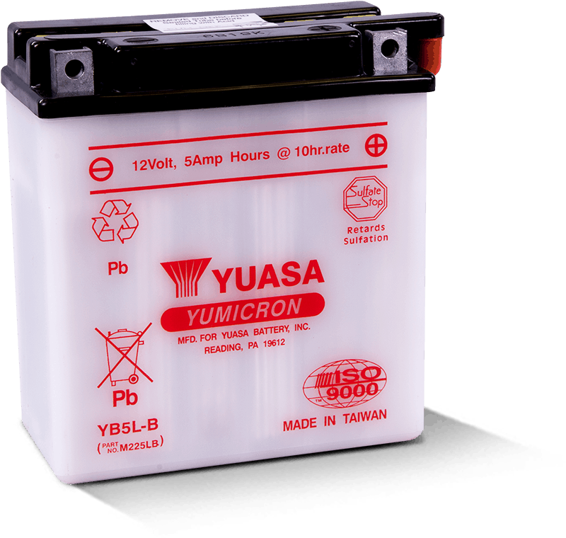 Yuasa YB5L-B Yumicron 12 Volt Battery Yuasa Battery