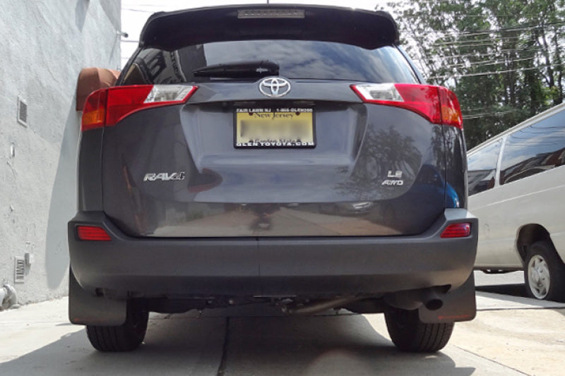 Rally Armor 2016-2017 Toyota Rav4 UR Black Mud Flap w/ Grey Logo - eliteracefab.com