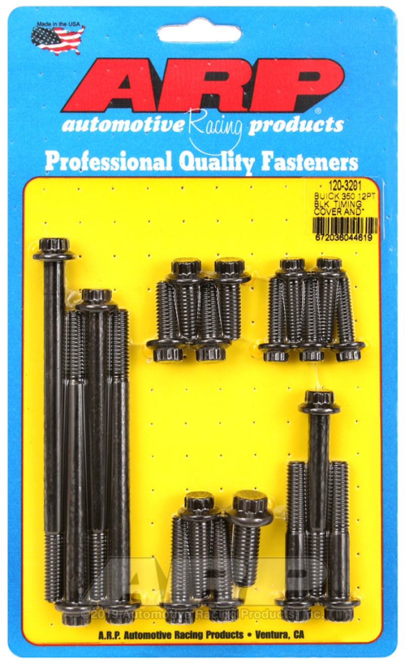 ARP Buick 350 Timing Cover and Water Pump 12pt Bolt Kit ARP