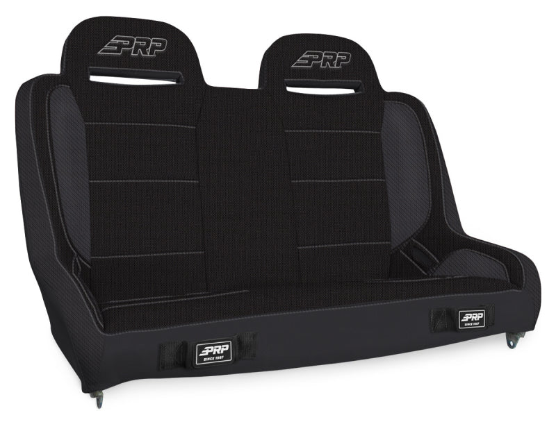 PRP Jeep Wrangler JKU/JLU Elite Series Rear Bench- Black - eliteracefab.com