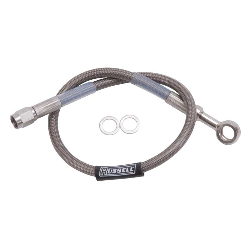 Russell Street Legal Brake Hose Assy 10 mm banjo (3/8 in) - 657072