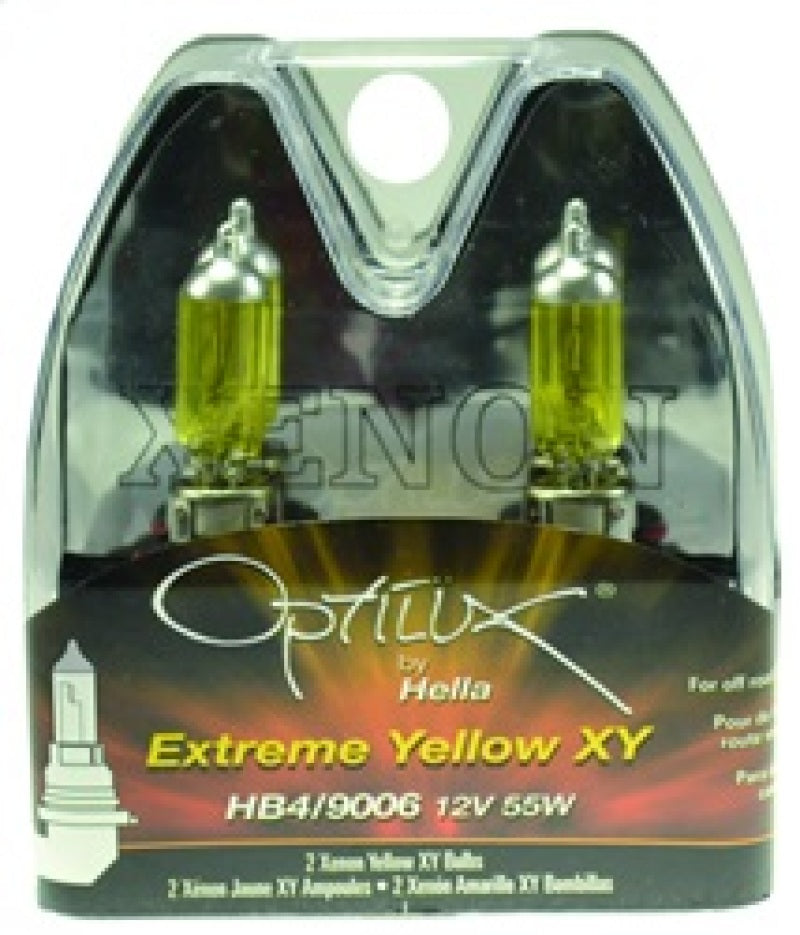 Hella Optilux HB4 9006 12V/55W XY Xenon Yellow Bulb - eliteracefab.com