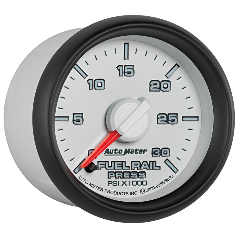 Autometer Factory Match Diesel Fuel  Rail Pressure Gauge 52.4mm 0-30K PSI SE, Cummins 6.7 L, Dodge 8593