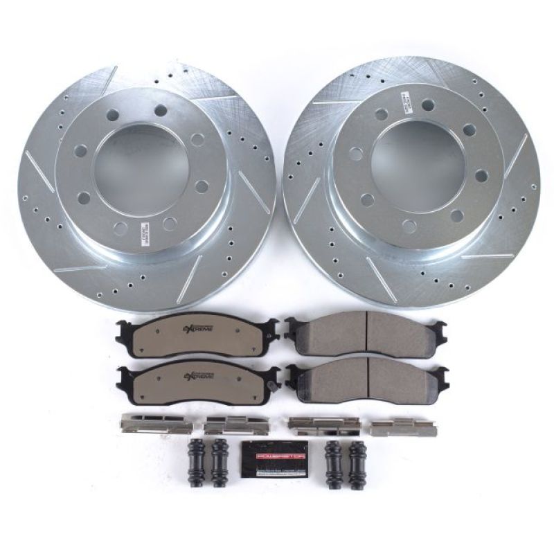 Power Stop 06-08 Dodge Ram 1500 Front Z36 Truck & Tow Brake Kit - eliteracefab.com