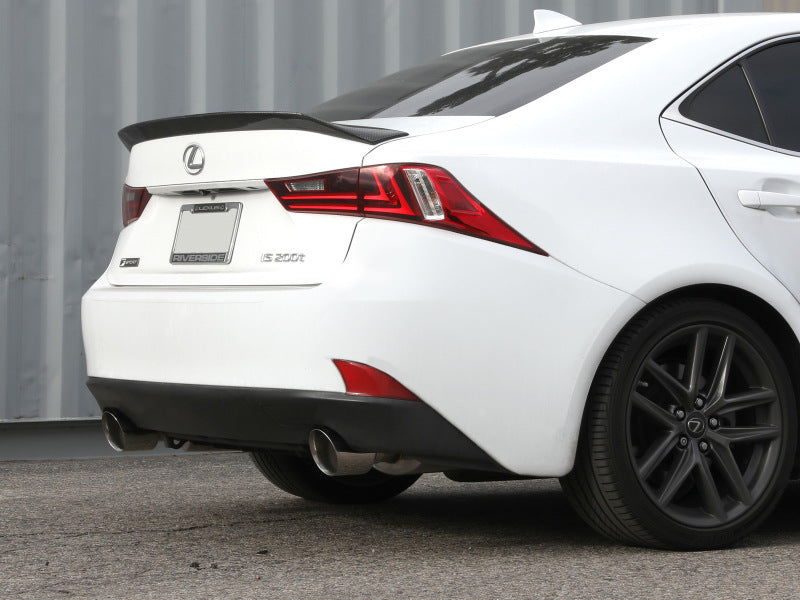 aFe POWER Takeda 16-17 Lexus IS200t L4-2.0L (t) 2.5in-3in 304 SS CB Exhaust w/Polish Tip aFe
