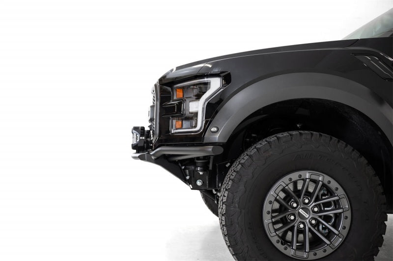Addictive Desert Designs 17-20 Ford Raptor Pro Add-On Light Hoop - Hammer Black Addictive Desert Designs