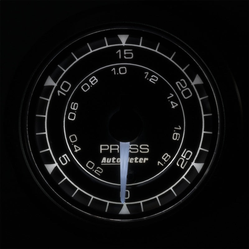 Autometer Chrono 2-1/16in 30PSI Pressure Gauge 8164