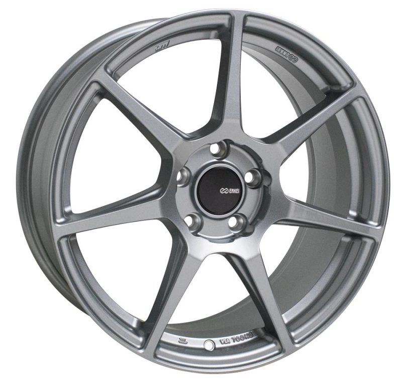 Enkei TFR 17x8 5x114.3 45mm Offset 72.6 Bore Diameter Storm Gray Wheel Enkei