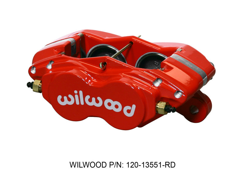 Wilwood Caliper-Forged Dynalite-M-Red 1.75in Pistons 1.00in Disc Wilwood