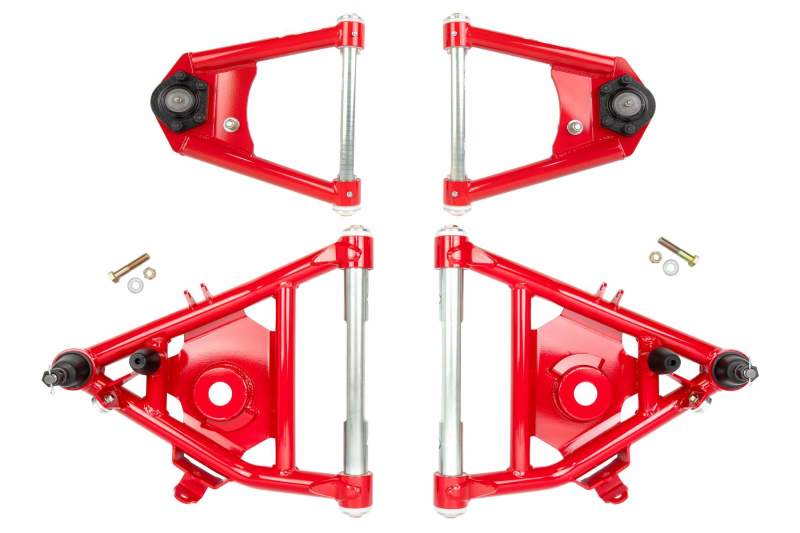 UMI Performance 73-87 GM C10 Street Performance A-Arm Kit - Red