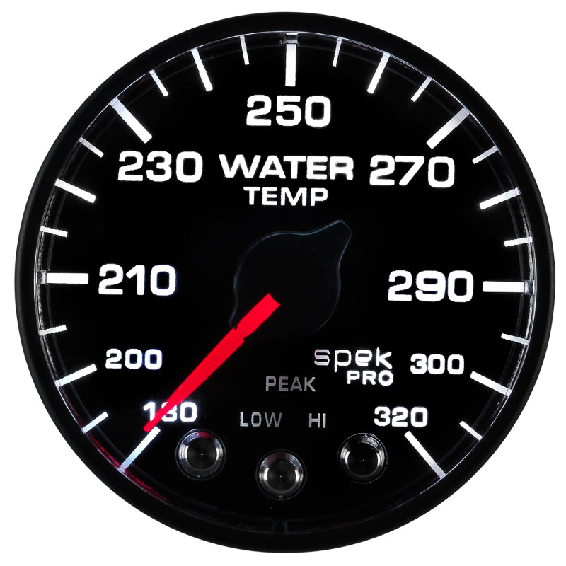 Autometer Spek-Pro - Nascar 2-1/16in Water Temp 180- 320F Bfb Ecu P552328-N1