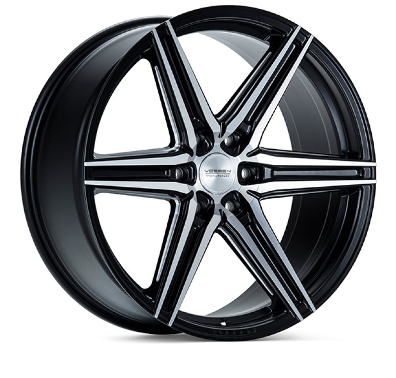 Vossen HF6-2 24x10 / 6x139.7 / ET25 / Deep Face / 106.1 - Brushed Matte Black Wheel- HF62-4G41