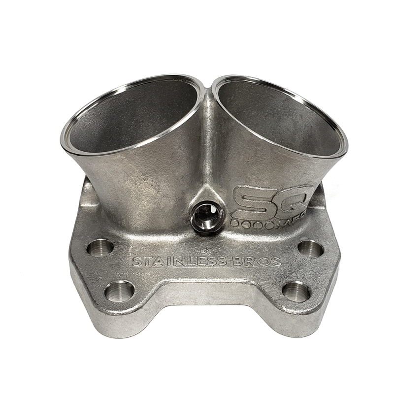 Ticon 2.25in T4 Collector with Divided Inlet Sequence Manufacturing