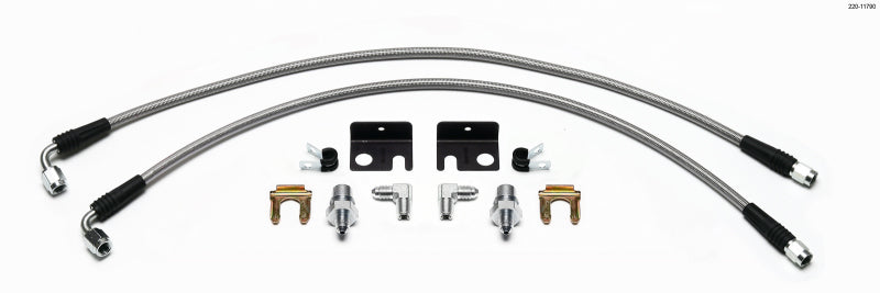 Wilwood Flexline Kit 01-Up Honda Fit - eliteracefab.com