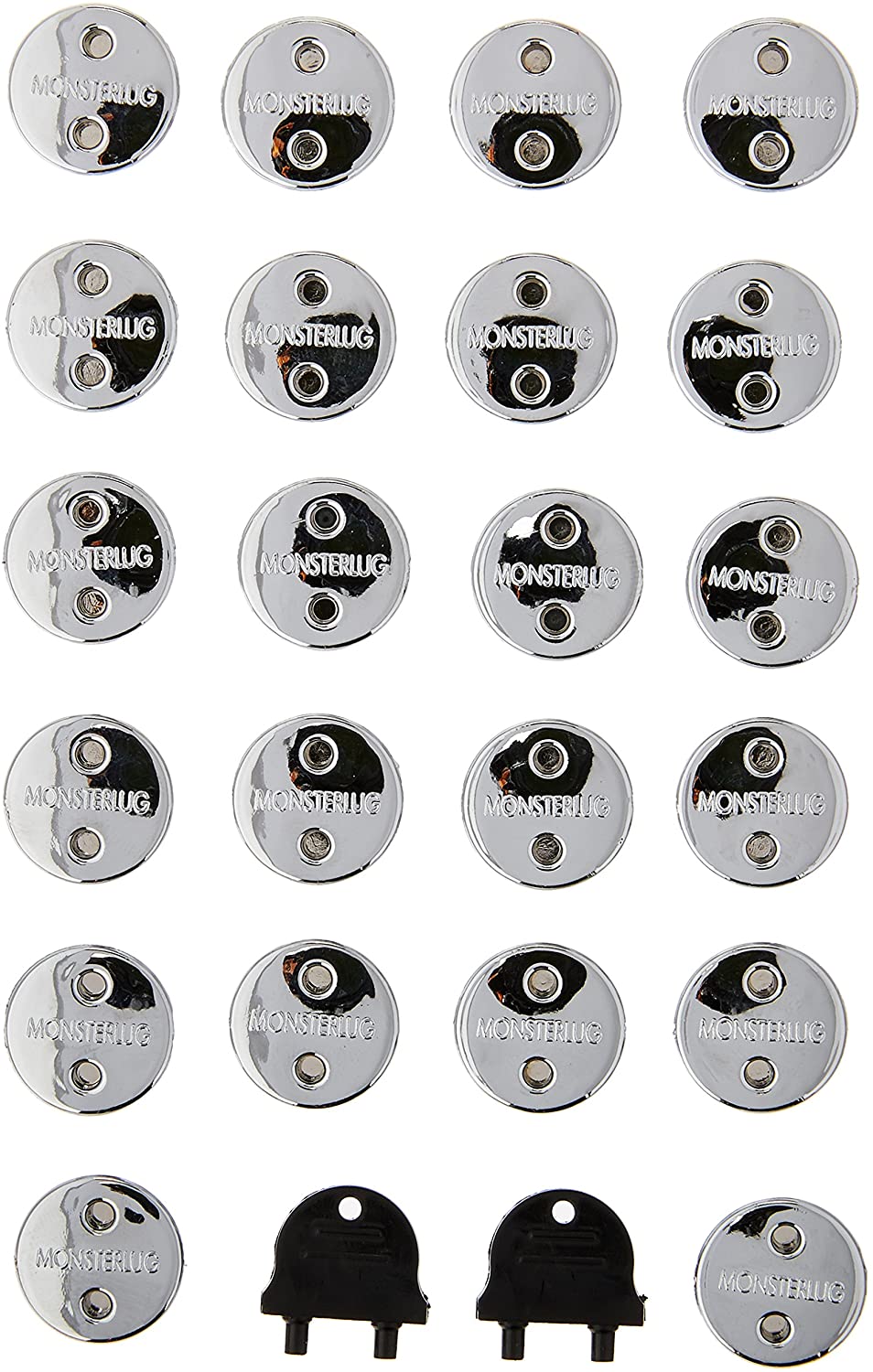 WHEEL MATE MONSTER LUG NUT CAPS – CHROME 14×1.50 Wheel Mate