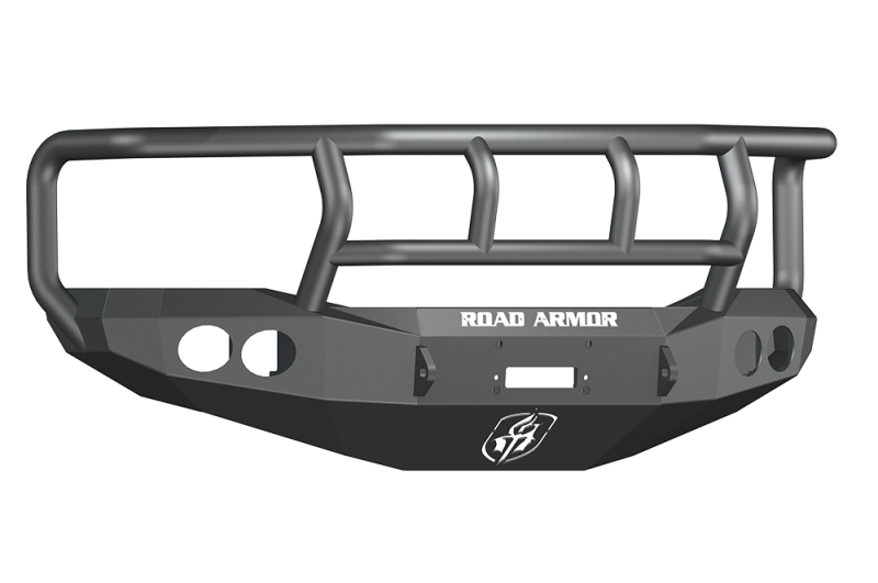 Road Armor 06-08 Dodge 1500 Stealth Front Winch Bumper w/Titan II Guard - Tex Blk Road Armor