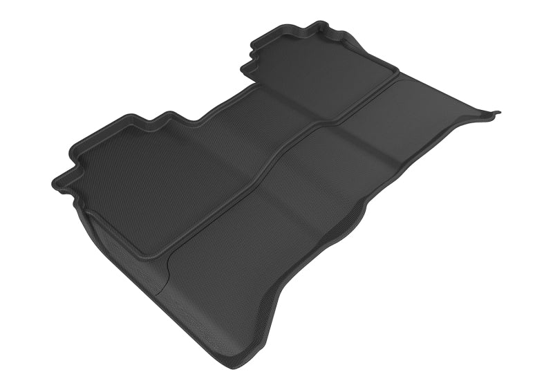 3D MAXpider L1NS08421509 2016-2019 Nissan Titan Crew Cab Kagu 2nd Row Floormats - Black