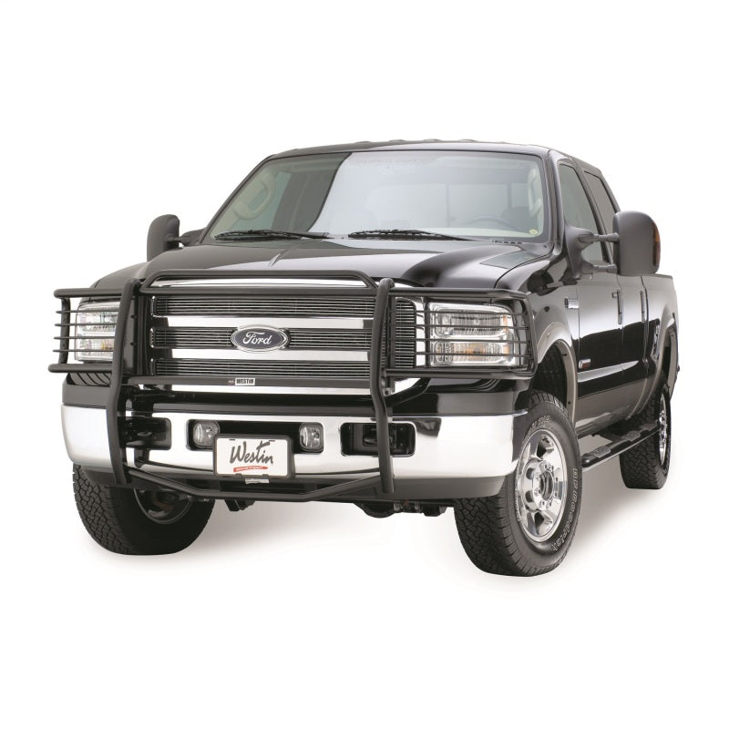 Westin 2005-2007 Ford F-250/350/450/550HD Super Duty Sportsman Grille Guard - Black Westin