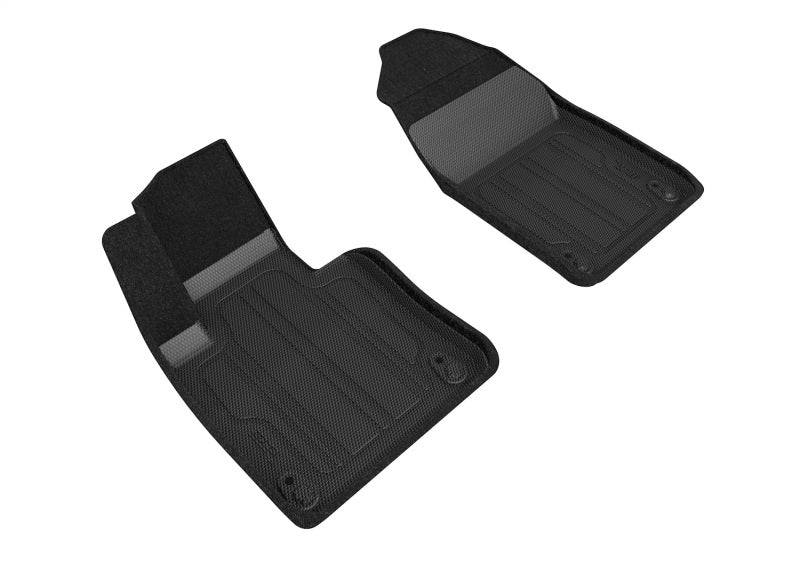 3D MAXpider SLVV02514709 18-21 Volvo XC60 Elegant Hybrid 1st Row Floormat - Black