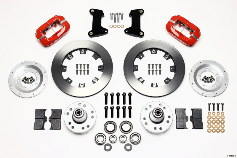 Wilwood Forged Dynalite Front Kit 12.19in Red 74-80 Pinto/Mustang II Disc Spindle only Wilwood