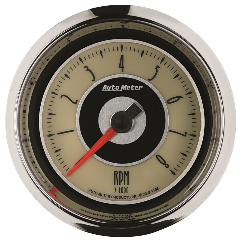 Autometer Cruiser In-Dash Tachometer 3 3/8in 8k RPM Gauge 1196