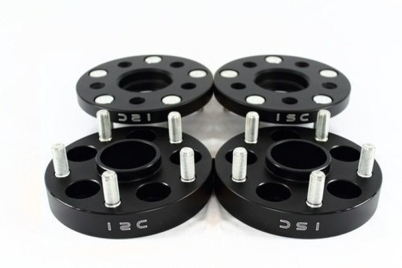 ISC Suspension 5x114.3 Hub Centric Wheel Spacers 20mm Black (Pair) - eliteracefab.com
