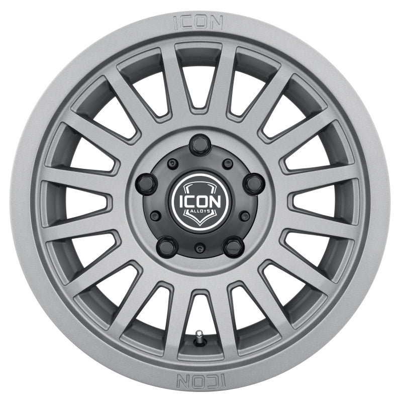 ICON Recon SLX 17x8.5 6x135 6mm Offset 5in BS 87.1mm Bore Charcoal Wheel ICON
