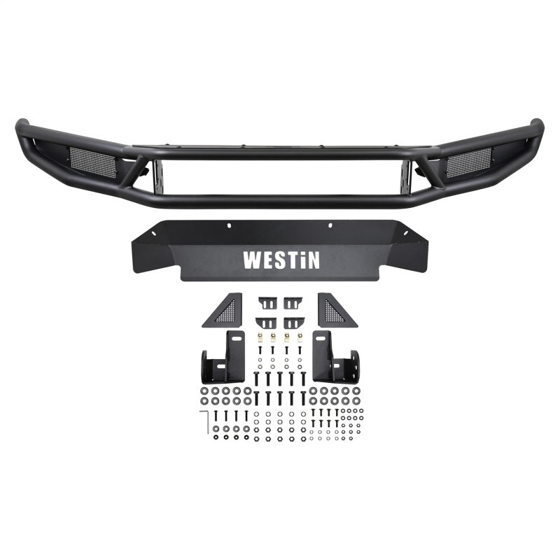 Westin 17-20 Ford F-150 Raptor Outlaw Front Bumper - Tex. Blk Westin