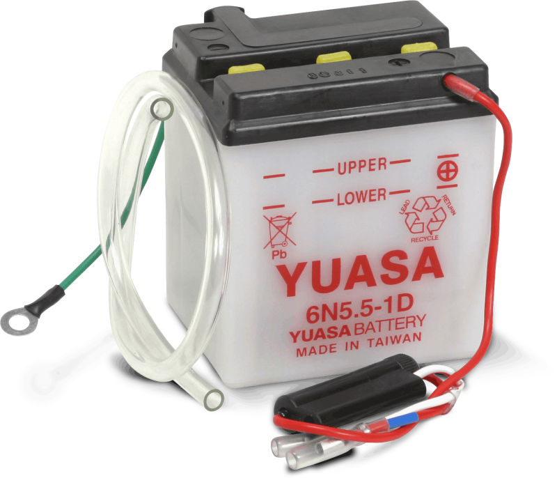 Yuasa 6N5.5-1D Conventional 6 Volt Battery Yuasa Battery
