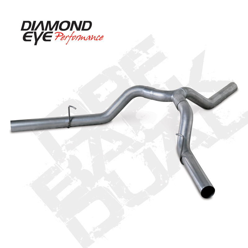 Diamond Eye KIT 4in DPF-BACK DUAL SS: DODGE 6.7L 2500 2014 SHORT BOX CREW CAB & MEGA CAB Diamond Eye Performance