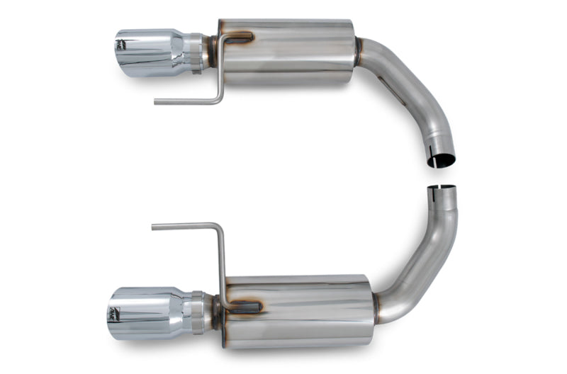 AWE Tuning S550 Mustang EcoBoost Axle-back Exhaust - Touring Edition (Chrome Silver Tips) AWE Tuning