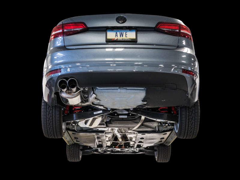 AWE Tuning 09-14 Volkswagen Jetta Mk6 1.4T Touring Edition Exhaust - Diamond Black Tips AWE Tuning