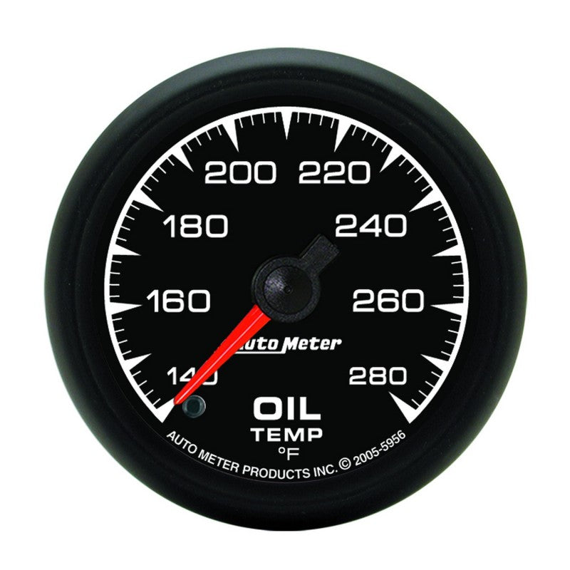 Autometer ES 52.4mm 140-280 Degree F Oil Temprature Gauge 5956