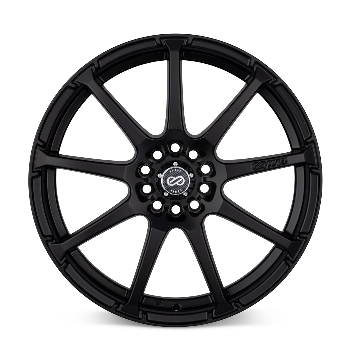 Enkei EDR9 17x8 5x100/114.3 38mm Offset 72.6 Bore Diameter Matte Black Wheel - eliteracefab.com